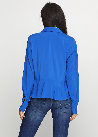 Синяя демисезонная блуза Gestuz