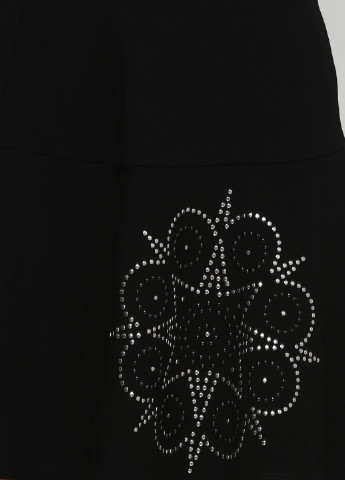 Черная кэжуал однотонная юбка Desigual клешированная