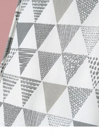 Термосумка для ланчбокса висока Geometriс, білі трикутники No Brand 402396 (252644105)