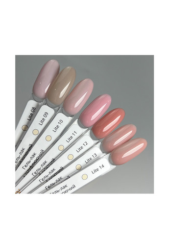 Гель-лак рожевого камуфлюючого кольору Gel Polish Lite 13, 10 г Izzy (363030655)