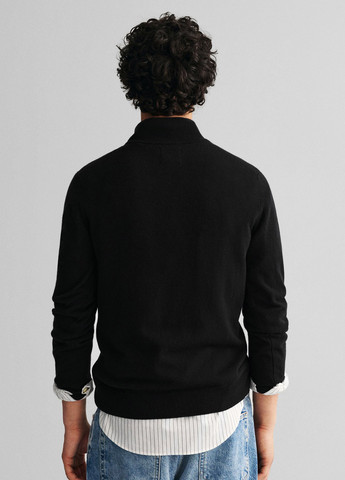 Черный зимний свитер Gant