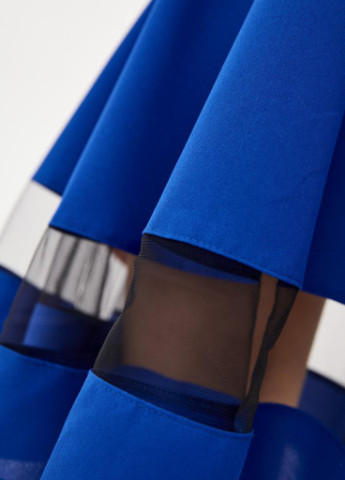 Синяя однотонная юбка Podium