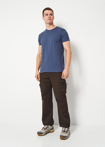 Серо-синяя футболка Sol's