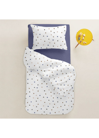 Комплект детского постельного белья на резинке Delta Color Dark Blue 110x140 см (4822052080832) Cosas (251850311)