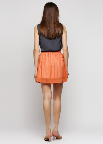 Оранжевая кэжуал однотонная юбка Bangkok Look мини