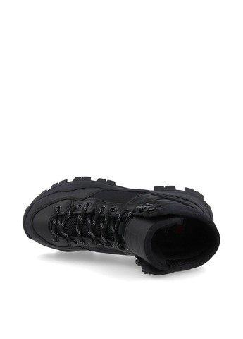 Осенние ботинки Tommy Jeans на тракторной подошве тканевые