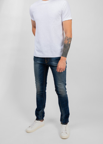 Темно-сині джинси skinny Nudie Jeans (238189931)