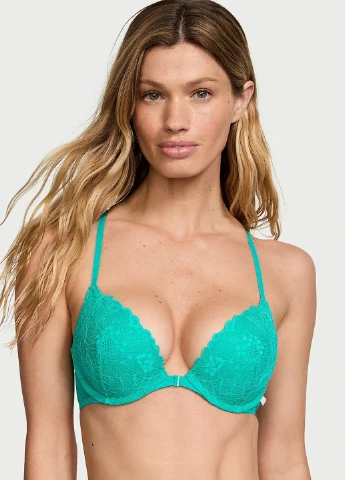 Бирюзовый демисезонный комплект (бюстгальтер, трусики) Victoria's Secret