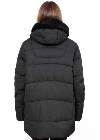 Чорна зимня куртка Meajiateer