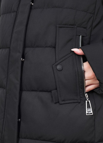 Чорна зимня куртка Meajiateer