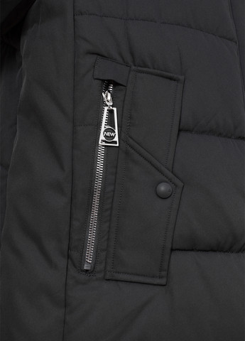 Чорна зимня куртка Meajiateer