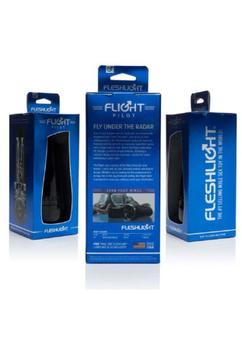Мастурбатор Flight Pilot (Чорний), компактний розмір Fleshlight (254583386)