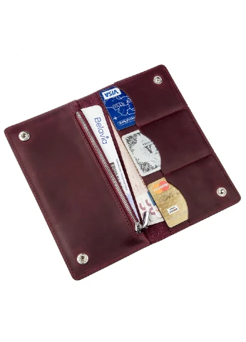 Женский кожаный кошелек 19х9,5х1 см Shvigel (252131279)