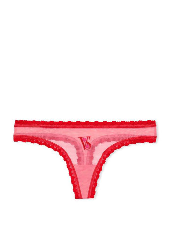 Труси Victoria's Secret тонг логотипи рожеві повсякденні поліестер