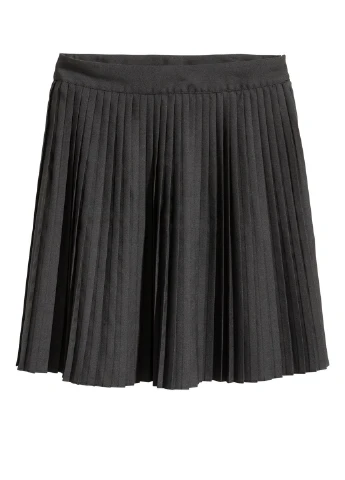 Черная однотонная юбка H&M