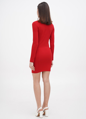 Червона кежуал сукня футляр Calliope однотонна