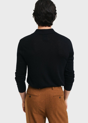 Чорний зимовий светр Gant