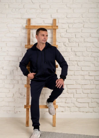 Чоловічий теплий спортивний костюм з каптуром і кишенями V.O.G. (254858162)