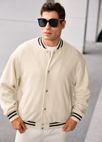 Бомбер SHEIN на кнопках (331536129)