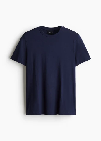 Темно-синяя футболка H&M