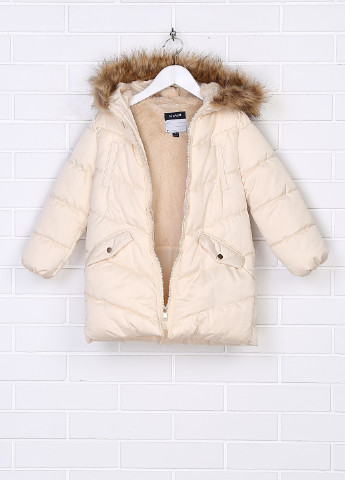 Молочная зимняя куртка Kiabi