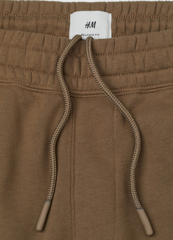 Светло-коричневые спортивные демисезонные джоггеры брюки H&M