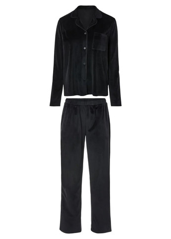 Черная всесезон пижама (рубашка, брюки) рубашка + брюки Esmara