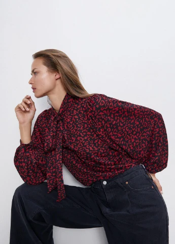 Бордова блуза Zara