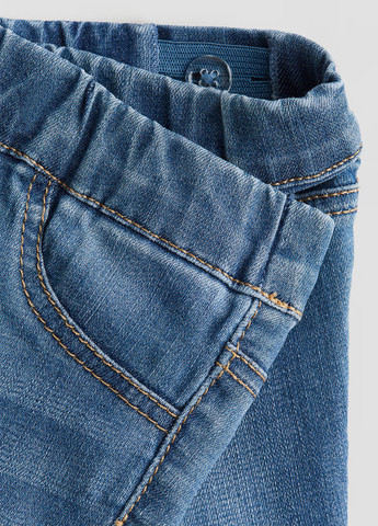 Синие демисезонные джеггинсы H&M