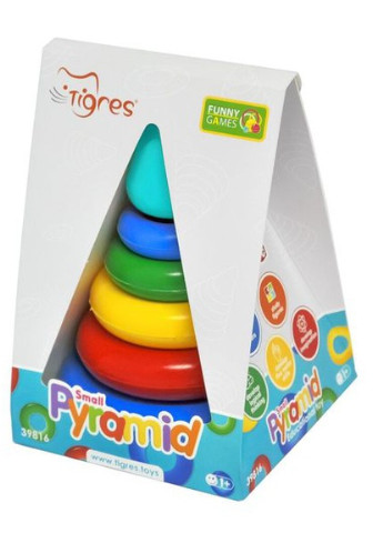 Іграшка розвиваюча "Пірамідка" мала в коробці Tigres (255640037)