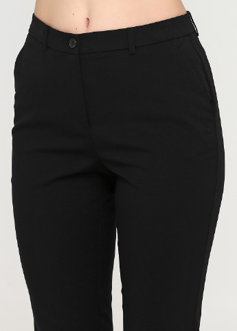 Черные кэжуал демисезонные зауженные брюки Heine