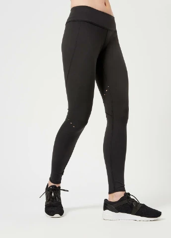 Черные демисезонные леггинсы Reebok