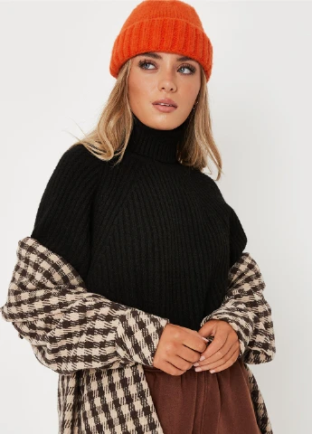 Черный демисезонный свитер Missguided