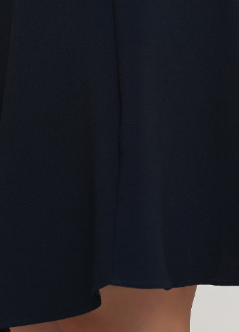Темно-синяя кэжуал однотонная юбка MINT&BERRY клешированная