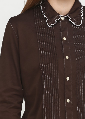 Темно-коричневая демисезонная блуза Ralph Lauren