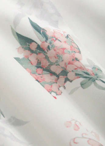 Молочна кежуал сукня SHEIN з квітковим принтом