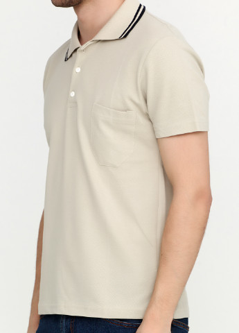 Песочная футболка-поло для мужчин Chiarotex однотонная