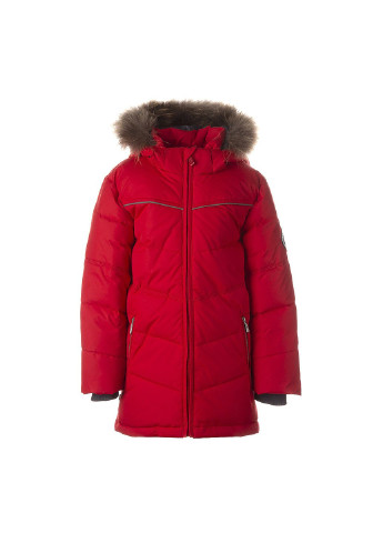 Красная зимняя куртка-пуховик moody 1 Huppa