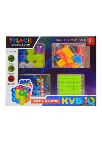Дитячий магнітний конструктор 23х17,5х6,4 см A-Toys (254051872)