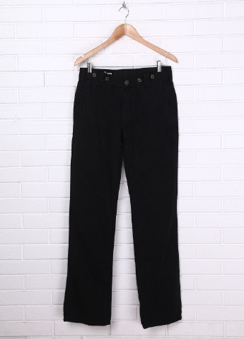 Черные кэжуал демисезонные прямые брюки Pepe Jeans