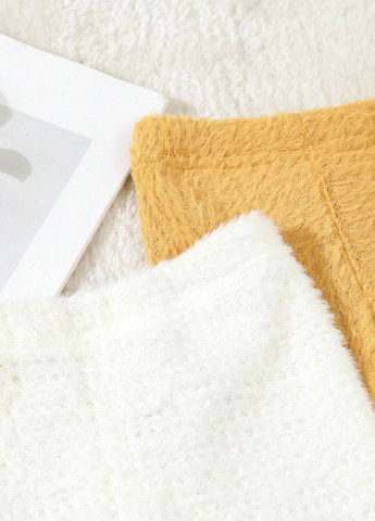 Комбинированные зимние леггинсы (2 шт.) SHEIN