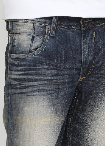 Темно-синие демисезонные со средней талией джинсы Garcia