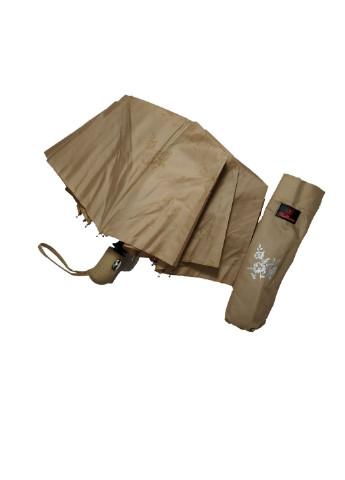 Бежевый зонт полуавтомат женский 99 см Bellissimo (195705548)