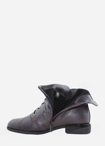 Осенние ботинки rk001 бордовый Kseniya