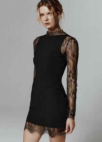 Чорна вечірня сукня (2 шт.) силуетна Gepur однотонна