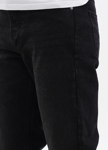 Черные демисезонные прямые джинсы Boohoo