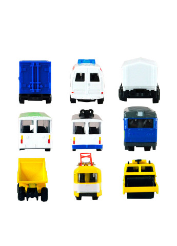Мини-модели служебный транспорт - "technopark" (в диспенсере, ассорти) Технопарк (161893254)