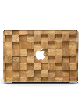 Чохол пластиковий для Apple MacBook Air 13 A1466 / A1369 Дерев'яні квадрати (Wooden squares) (6351-2395) MobiPrint (218858940)