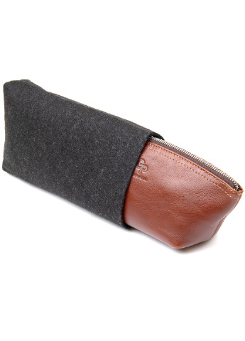 Жіноча шкіряна косметичка 23х10х7 см Grande Pelle (252417279)