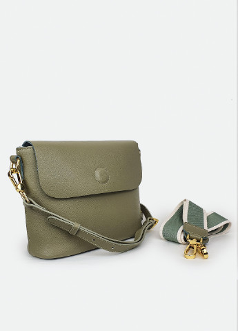 Модная сумка женская кожаная маленькая зеленая Fashion (229461532)